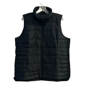 Lands End Vest -‎ BLACK - LARGE - NWT